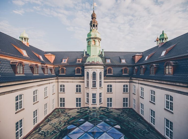 Exterior image of the beautifully restored Villa Copenhagen hotel